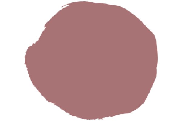 A Soft Pink Oval