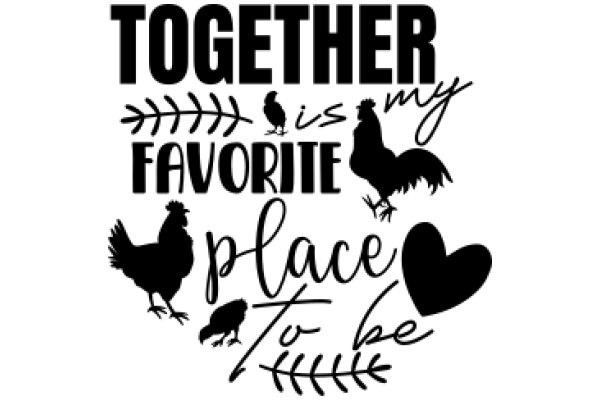 Together in My Favorite Place: A Heartfelt Affair with Chickens and Roosters