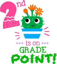 Cute Cartoon: A Playful Promotion for Second Grade!