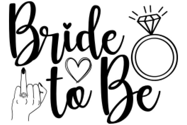 A Playful Wedding Announcement: 'Bride to Be' with a Ring and a Heart