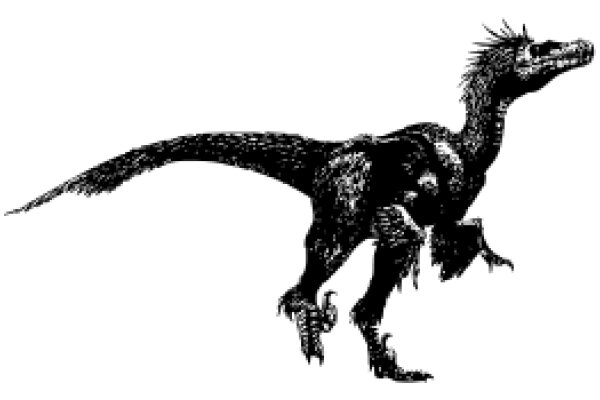 A Classic Illustration of a Velociraptor