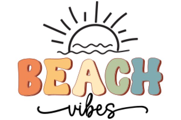 Beach Vibes: A Graphic Design of a Sunny Day at the Beach