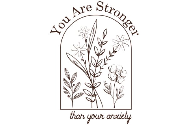 You Are Stronger Than Your Anxiety: A Flowery Affirmation