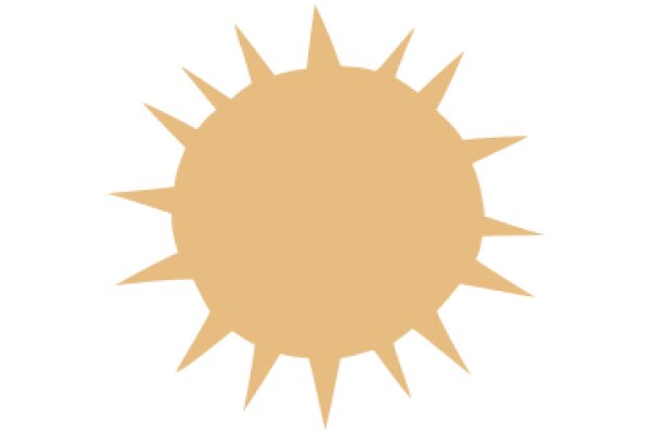 Simplistic Sun Icon: A Minimalist Design