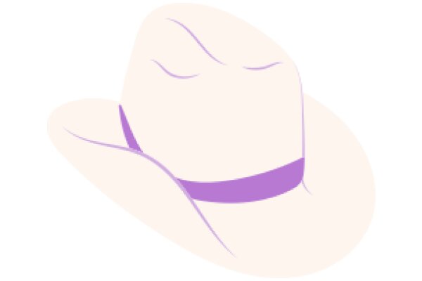 A Purple Cowboy Hat with a Smiling Face