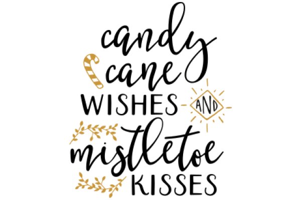 Candy Cane Wishes and Mistletoe Kisses: A Festive Holiday Greeting