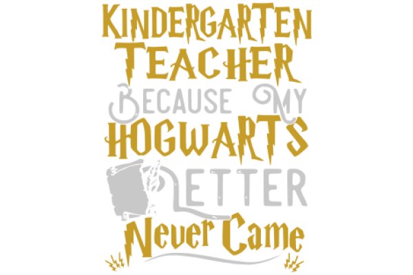 Kindergarten Teacher's Wishful Thinking: Because My Hogwarts Letter Never Came