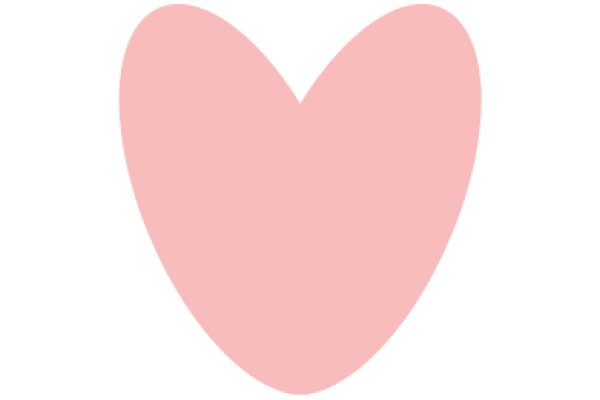 Simplicity in Design: A Pink Heart Emblem