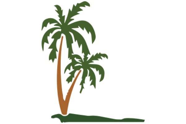 A Digital Illustration of a Palm Tree