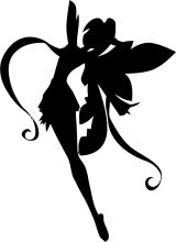 Silhouette of a Dancer and a Flower: A Symbol of Art and Nature