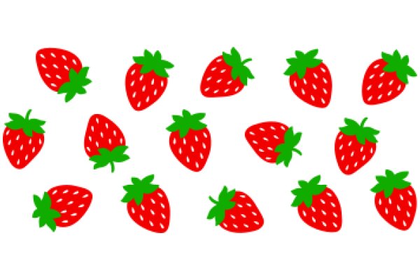 A Delightful Pattern of Strawberries