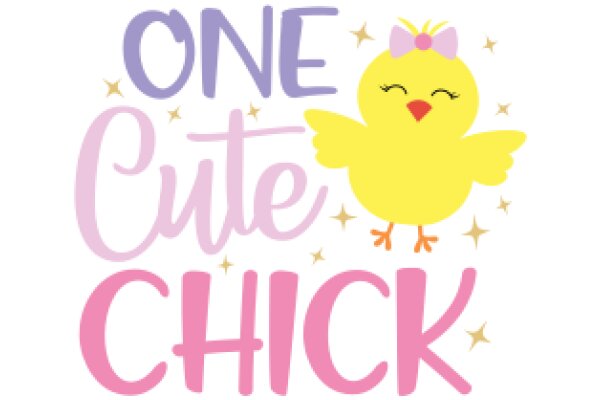 One Cute Chick: A Playful and Endearing Affirmation