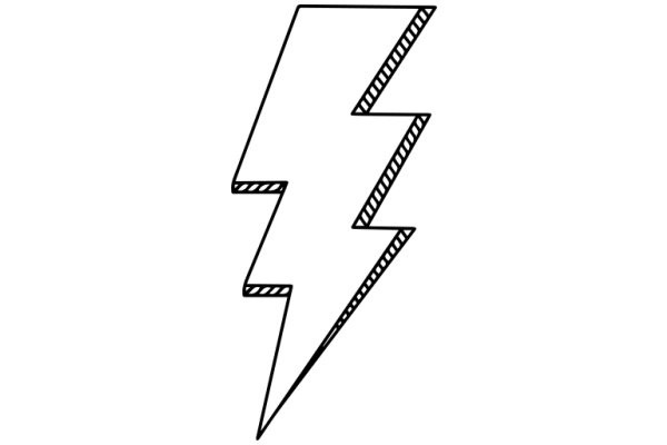 Stylized Lightning Bolt Logo