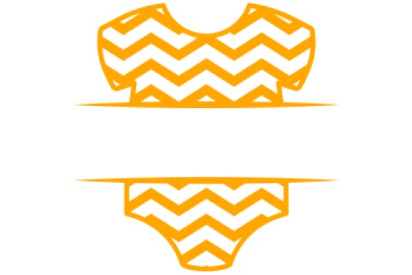 Vintage-Inspired Swimwear Design: A Yellow Chevron Pattern