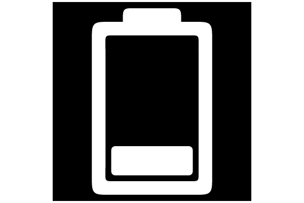 Simplistic Battery Icon with a Modern Twist