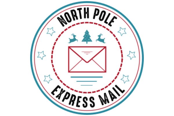 North Pole Express Mail: A Festive Logo for the Holiday Season