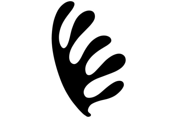 Stylized Black Hand Icon