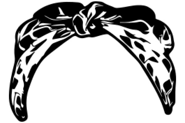 Stylized Illustration of a Flower-like Hair Accessory