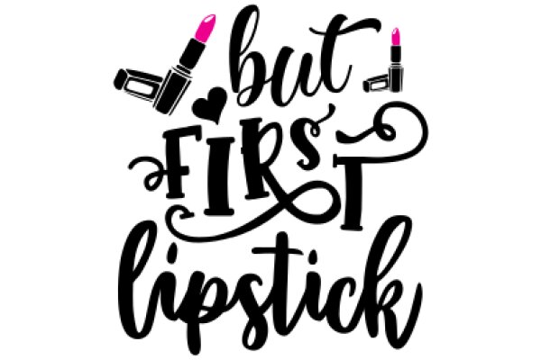 But First, Lipstick: A Playful Take on the Iconic 'But First, Coffee' Quote