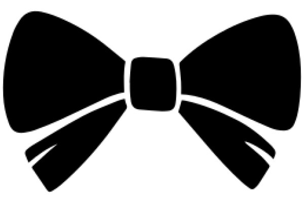 Stylish Black Bowtie Icon