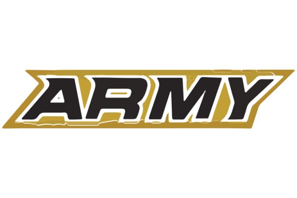 A Blurred Logo of the Army