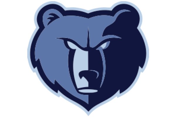 A Digital Artwork of a Stylized Bear Logo