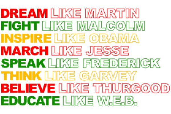 Inspirational Quotes from Famous People: A Colorful Poster