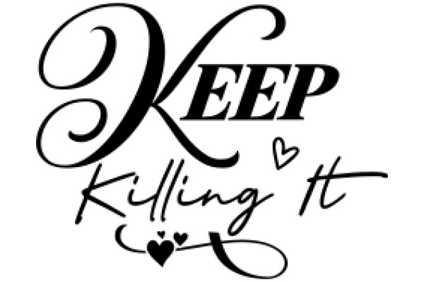 Keep Killing It: A Motivational Poster