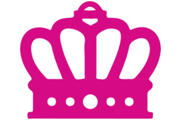 Vibrant Pink Crown Icon