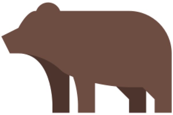 A Digital Artwork of a Brown Bear Icon