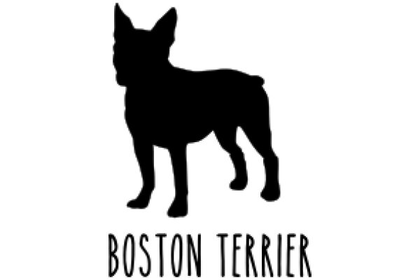 Boston Terrier Silhouette Logo