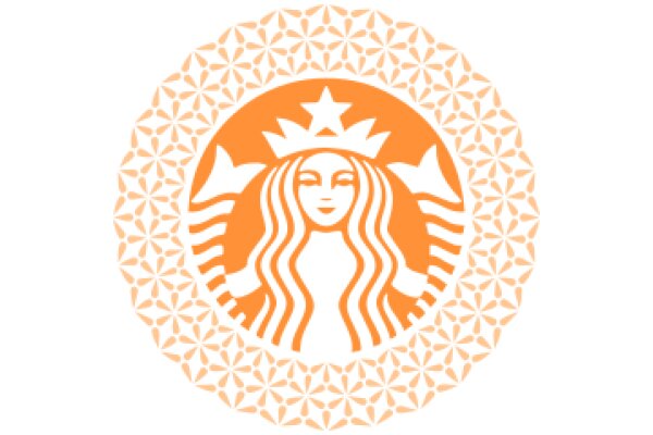 Starbucks Logo with Floral Design