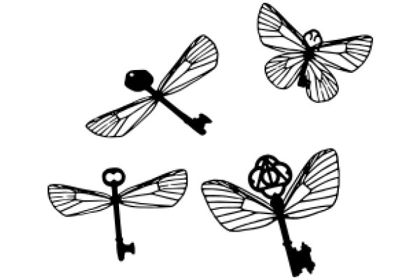 A Collection of Key-shaped Insects