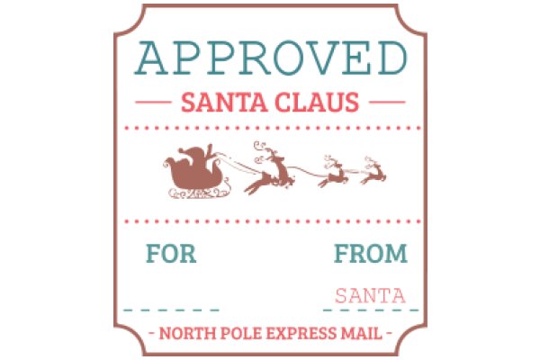 Approved Santa Claus for North Pole Express Mail