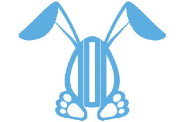 A Blue Bunny Logo