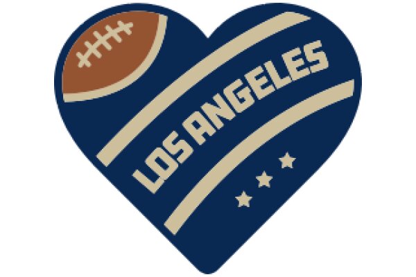 Loyalty to Los Angeles: A Football-Inspired Emblem