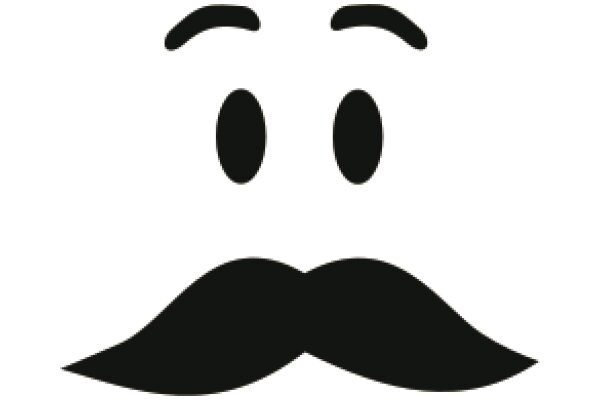 A Pixelated Portrait of a Mustache