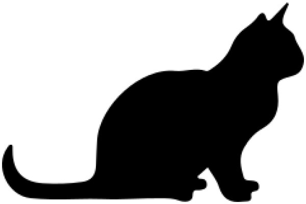 Silhouette of a Cat: A Graphic Design