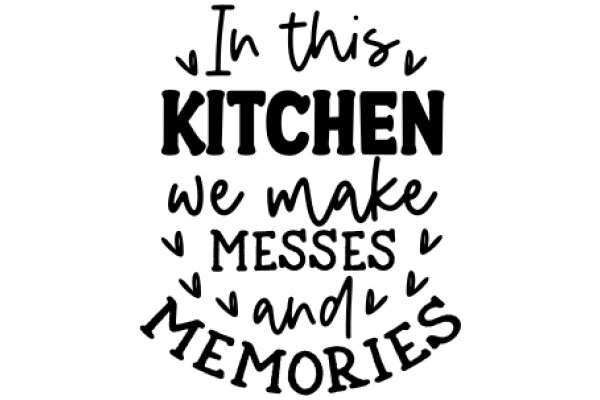 In This Kitchen, We Make Messes and Memories