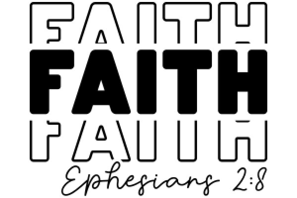 Faith and Faithfulness: A Graphic Design for Ephesians 2:8