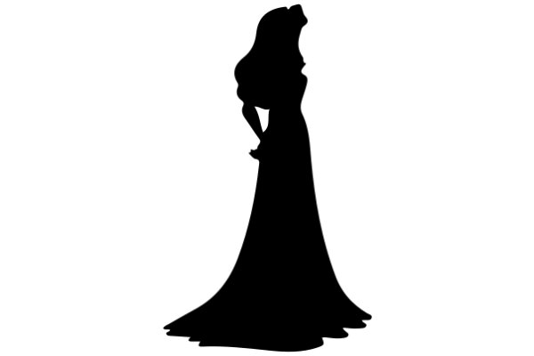 Silhouette of a Fashionable Figure