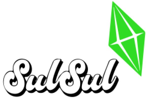 Stylized Logo for 'Sul Sul' with a Green Triangle