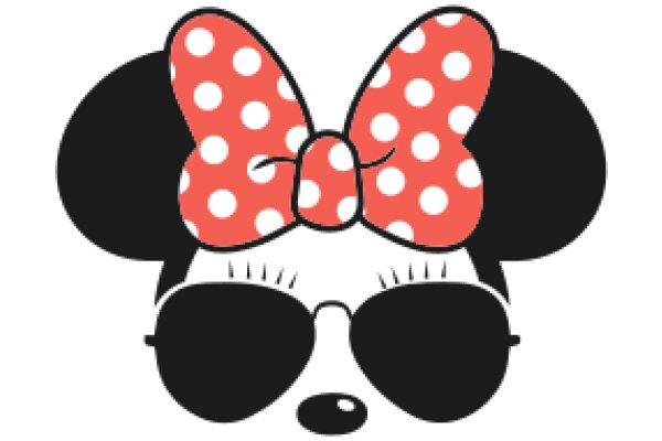 Stylish Mickey Mouse with a Pop of Color