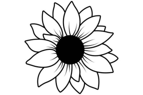 Stylized Flower Illustration