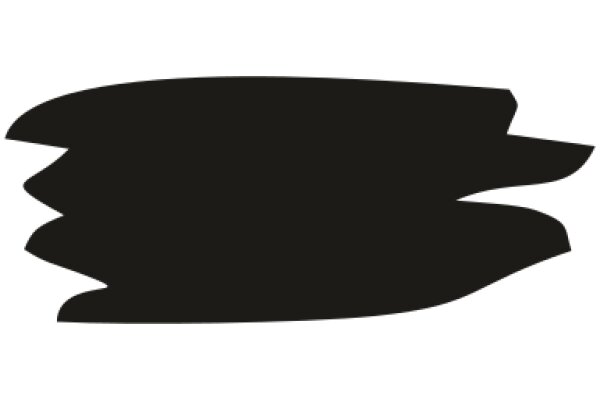 Silhouette of a Stylized Ship