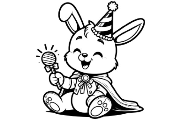 A Delightful Easter Bunny, Ready to Celebrate!