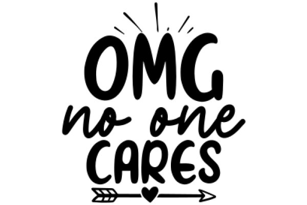 OMG, No One Cares: A Graphic Design for a T-Shirt