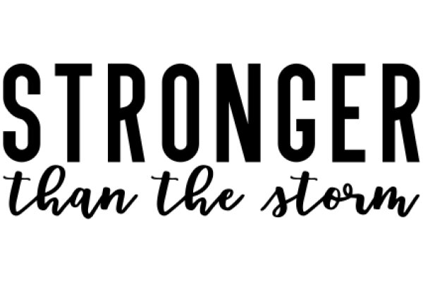 Strength Amidst the Storm: A Graphic Design