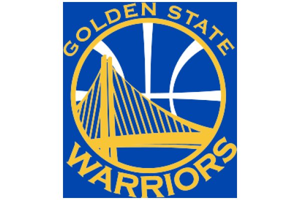 Golden State Warriors Logo on a Blue Background