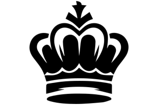 Monochrome Crown Icon